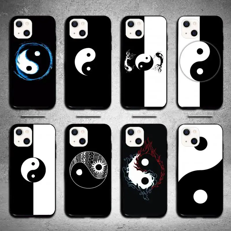 

Чехол для телефона Tai chi bagua для iPhone 11 12 Mini 13 14 Pro XS Max X 8 7 6s Plus SE XR Shell