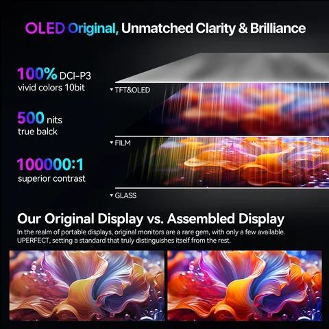 UPERFECT 16" OLED Портативный Монитор 3K