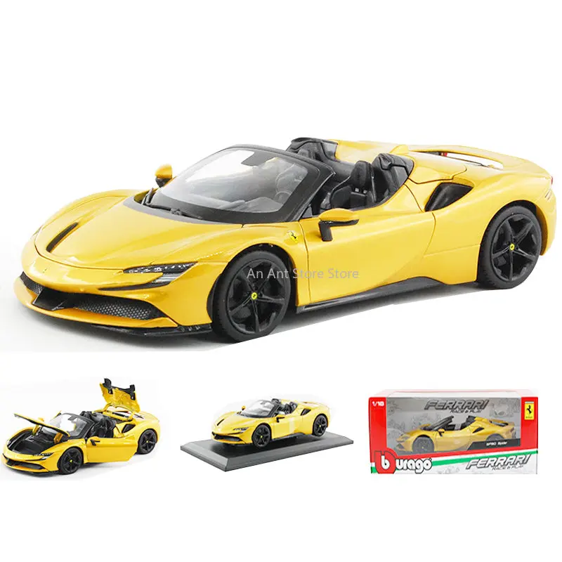 

Модель автомобиля Bburago SF90 в масштабе 1:18, трансформируемая паук