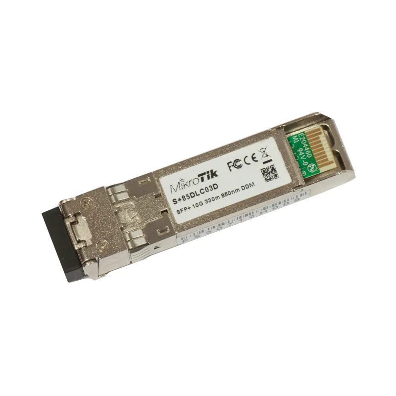 

MikroTik S+85DLC03D SFP+ 1G/10Gbit, 300M, Multi Mode, transceiver with a LC connector, Compatible with CCR1036-8G-2S+, 1 PCS