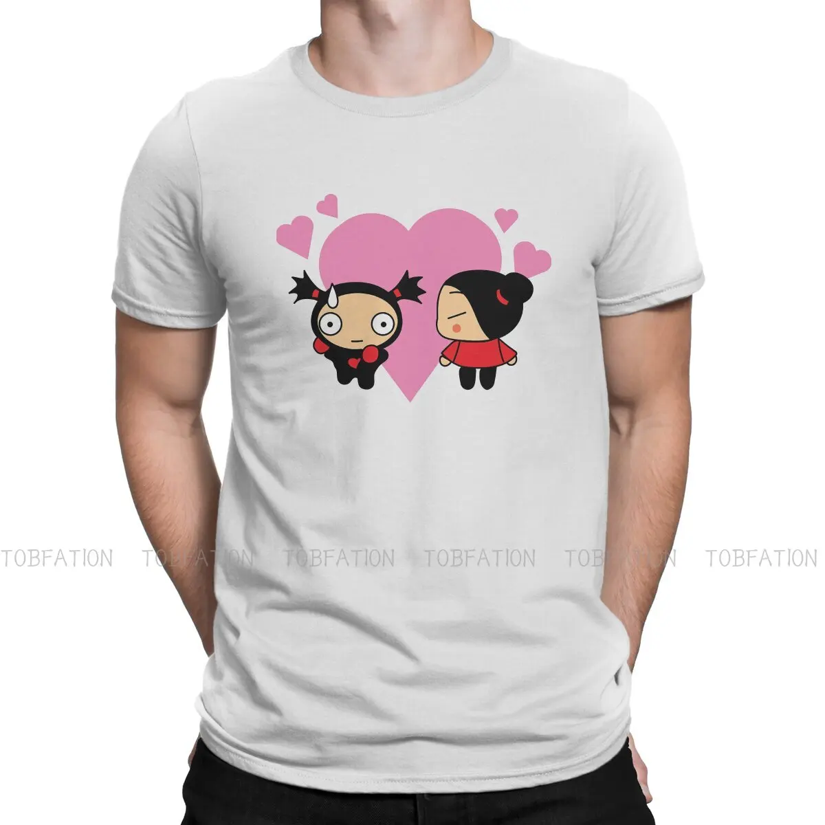 

Falling in Love Unique TShirt Pucca China Doll Comfortable Hip Hop Gift Idea T Shirt Stuff Hot Sale