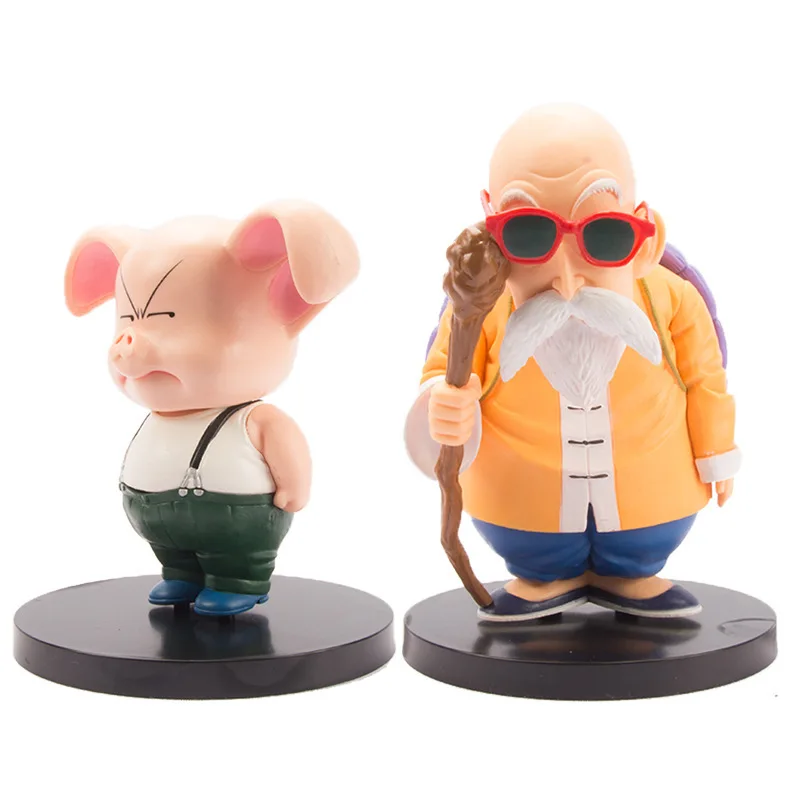 

Bandai Dragon Ball Anime Turtle Master Roshi Figure Doll Mini Collection Cute Figurine PVC Model Collection Toys 15CM