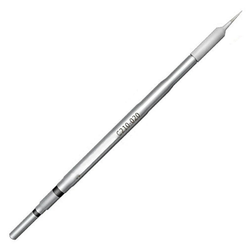 

2X C210 Series Soldering Tip Lead-Free Solder Welding Head For JBC T210 Handle For Sugon T26 T26D Soldering Station(020)