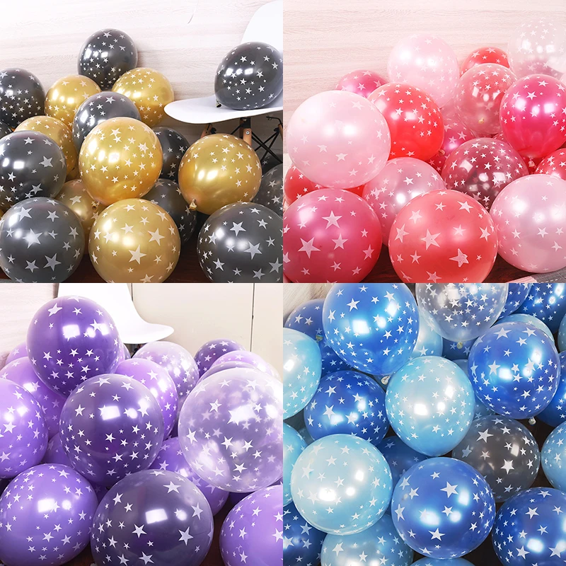 Розовые воздушные шары 12 дюймов прозрачные латексный Гелиевый шар на день