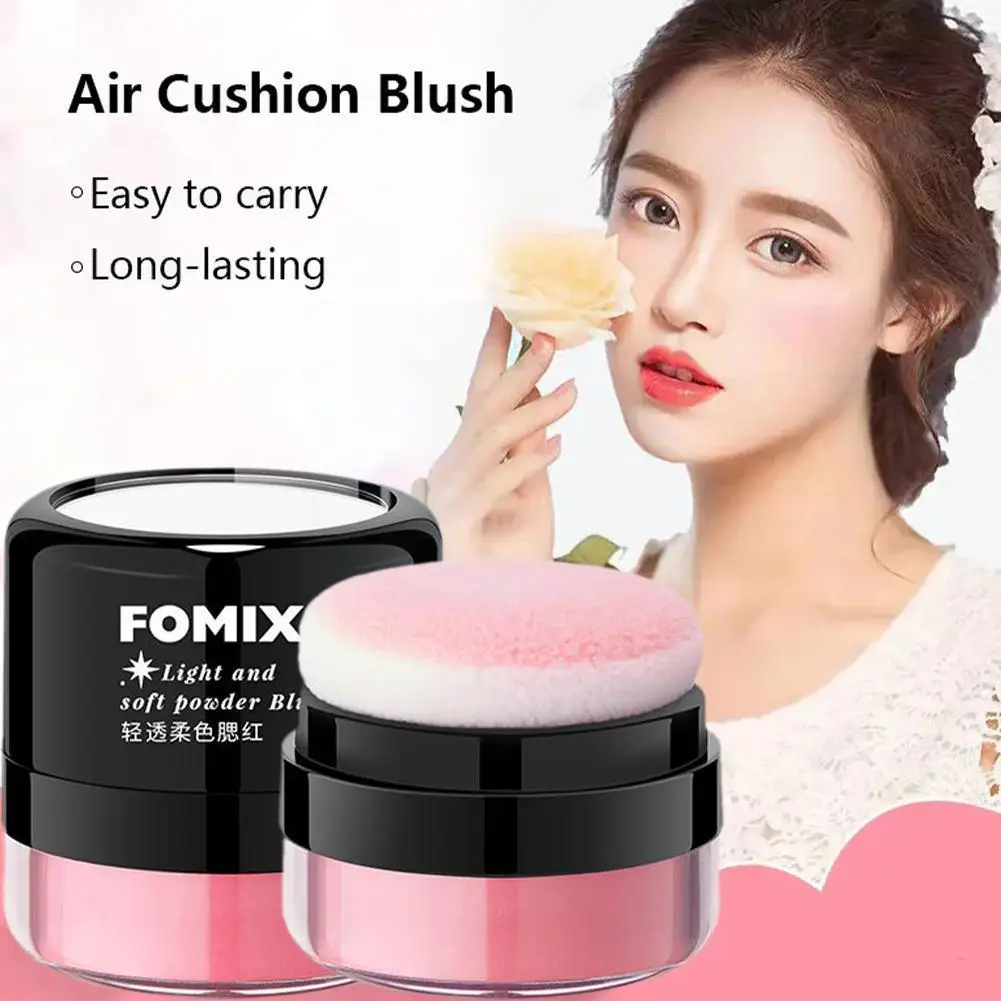 

Mushroom Head Powder Blusher Matte Soft Fog Natural Blush Coral Red Orange Pink Small Peach Milk Tea Naked Facial Makeup