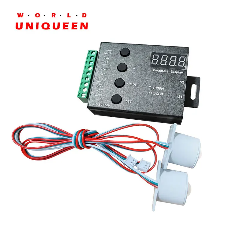 Умный контроллер потока воды с пассивным инфракрасным датчиком, с 2 датчиками, человеческий пропускающий свет, светильник всегда вперед, для поручней, коридора