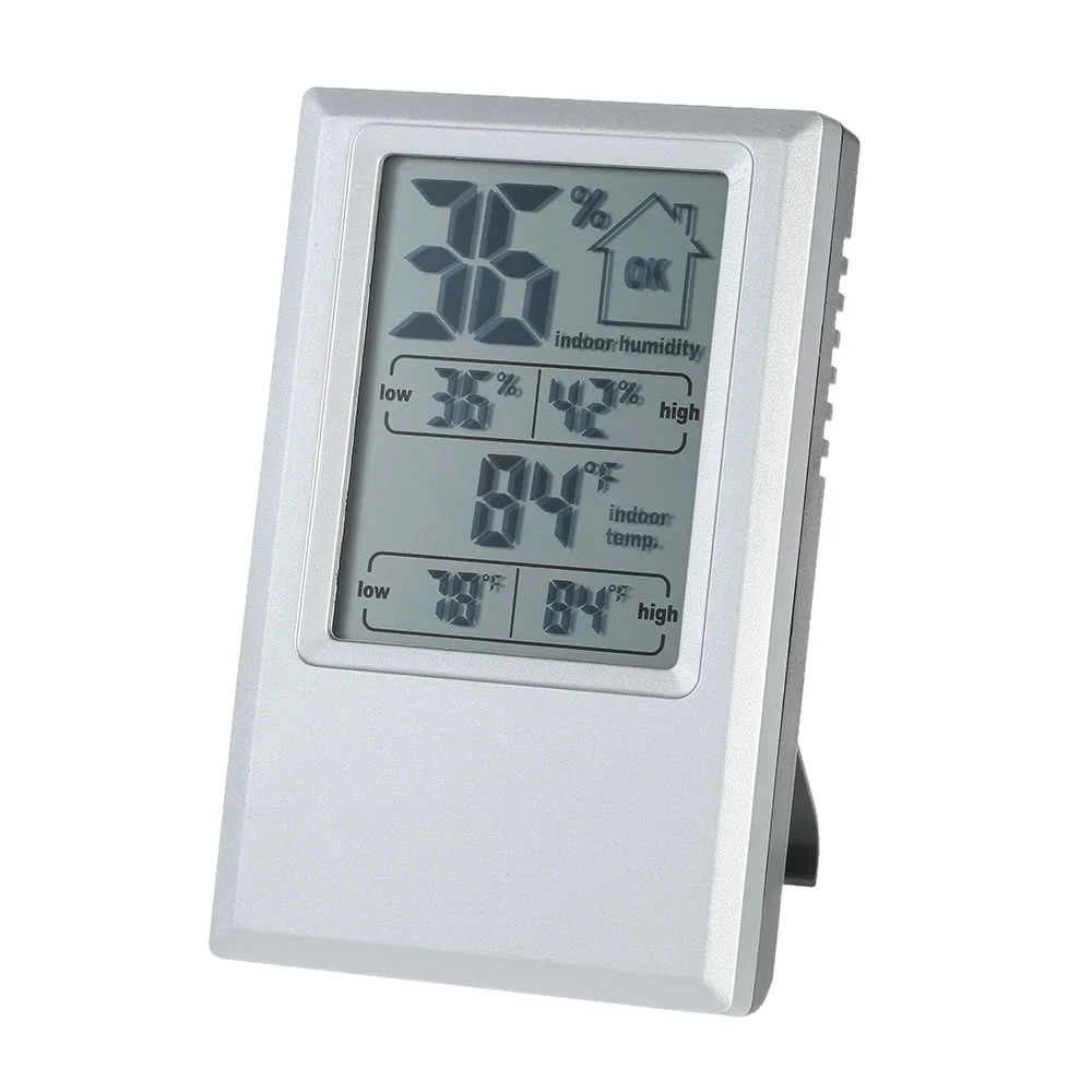 

°C/°F Digital Thermometer Hygrometer Indoor Temperature Humidity Meter Max Min Value C