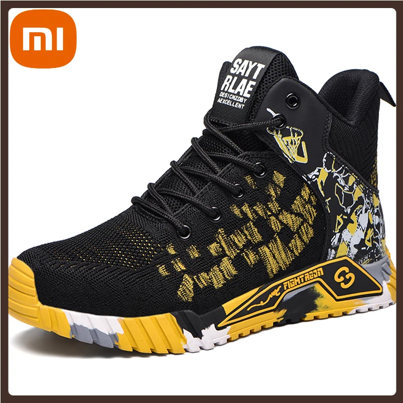 

XIAOMI Work Boots Safety Steel Toe Shoes Men Anti-puncture Indestructible Shoes Anti-smash Safety Shoes Men Boots Designer