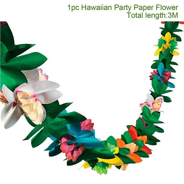 

Tropical Palm Leaves Hawaiian Luau Party Aloha Summer Jungle Theme Party Decoration Wedding Birthday Home Table Decor