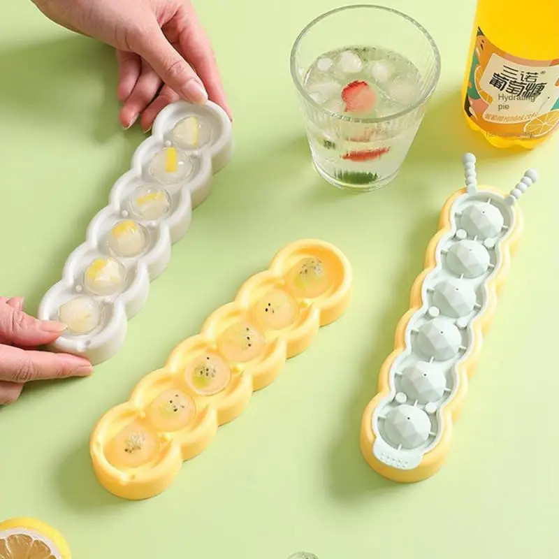 Форма для лотка льда с крышкой домашний хоккей шайбой льдогенератор быстрый ящик