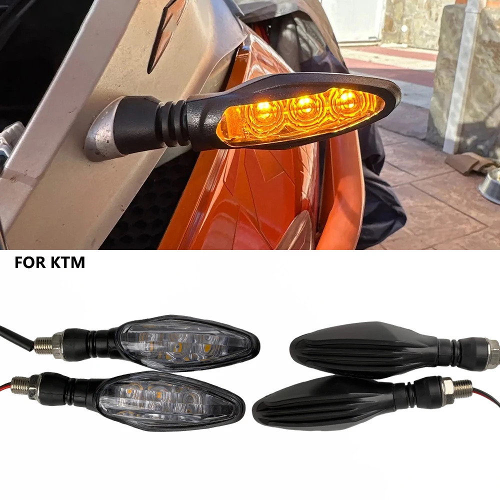 Фото Светодиодный индикаторный фонарь для мотоцикла KTM DUKE 1190 890 1050 200rc 390 1290 790 12V, указатель поворота, угловые фонари №2