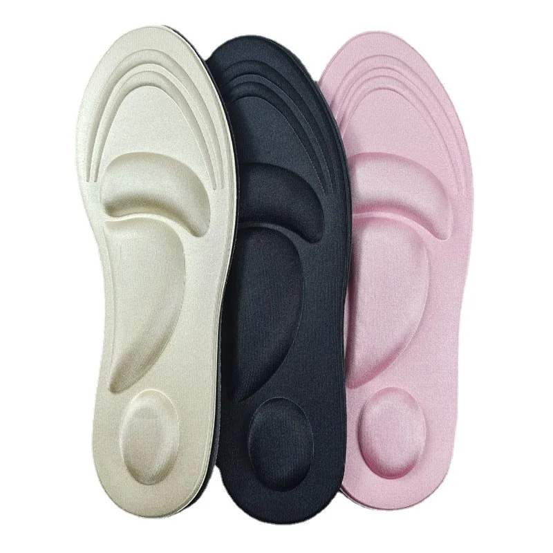 

1Pair 4D Insoles Memory Foam Cushion Orthopedic Pain Relief Sponge Pad Sports Shoe Pads Men Women Flat Feet Arch Insole 35-45