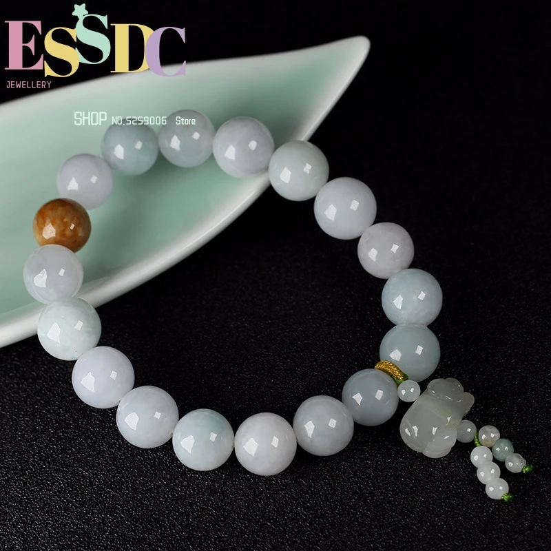 

Jade Jadeite Bracelet 10mm 6 Styles Men and Women Charm DIY Beads Accessories Trendy Natural Birthday Gift Wholesale