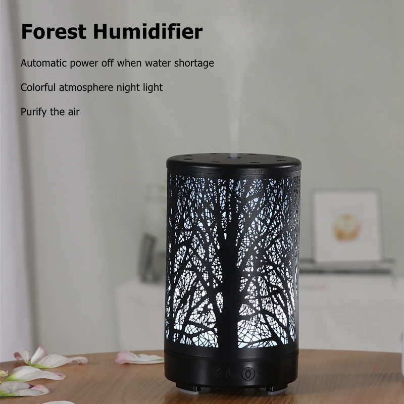 Увлажнитель воздуха Электрический для дома аромадиффузор с красосветильник
