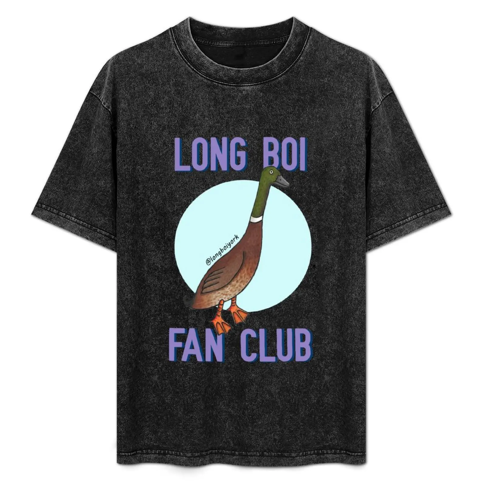 Длинная футболка Boi Fan Club (синяя) белая больших размеров для мальчиков милые топы