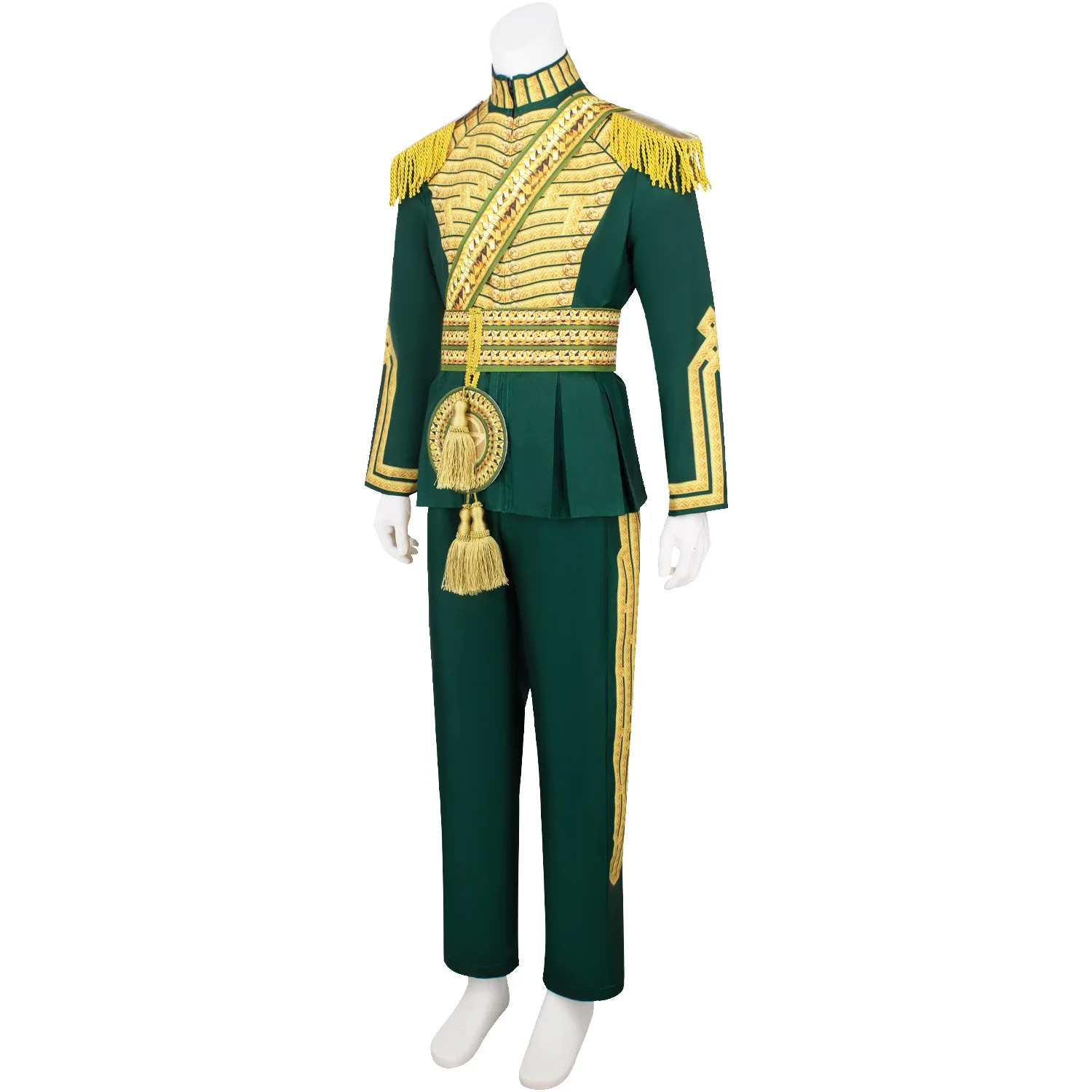 Фото Wicked For Good Fiyero Tiggular Косплей Костюм Фильм Персонаж Хэллоуин Костюм Вечерние Одежда для Взрослых Мужчин №3