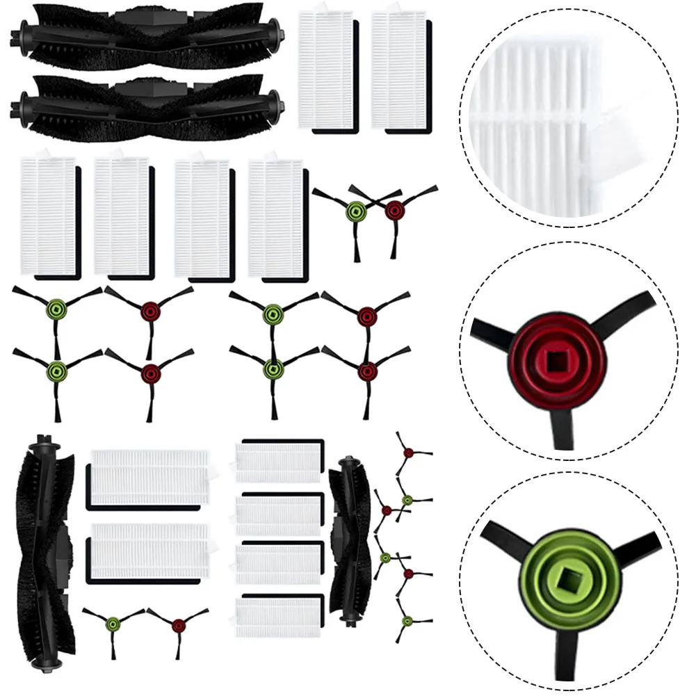 

Main Side Brushes Filter For Cecotec Conga Eternal Pet Max X-Treme Vacuum Cleaner Spare Parts Side Main Brush Filters