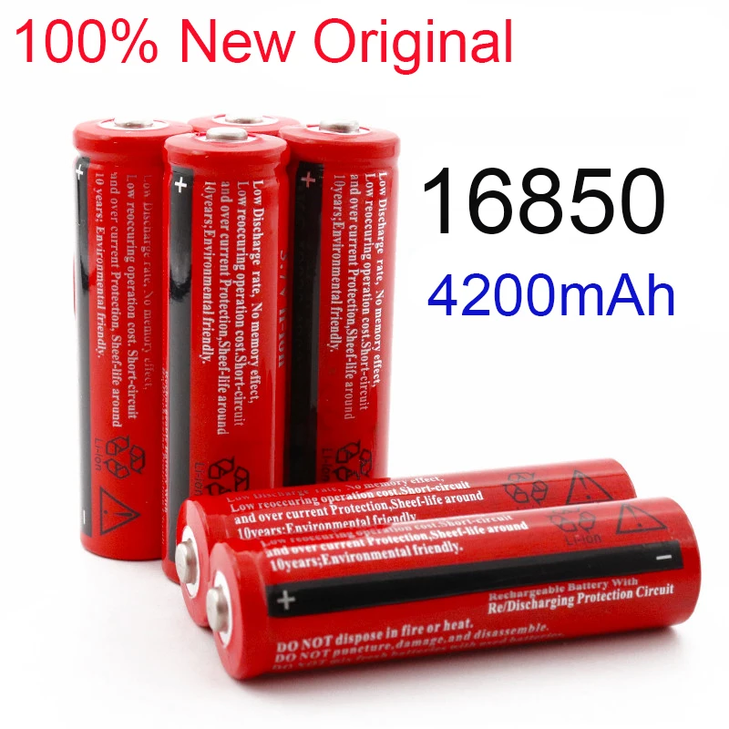 

3.7V rechargeable liion battery for Led flashlight Torch batery litio battery