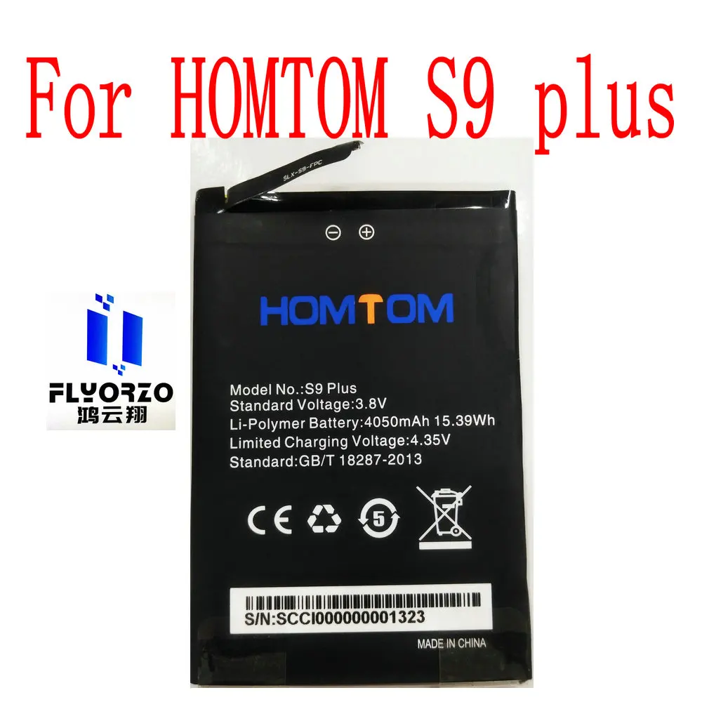 Новинка высокое качество 4050 мАч HOMTOM S9 plus аккумулятор для |