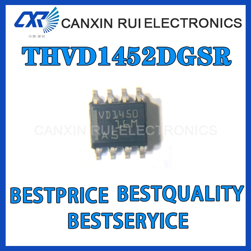 

100% Новый оригинальный THVD1452DGSR Шелковый экран 1452 MSOP10 функция защиты от электростатического разряда