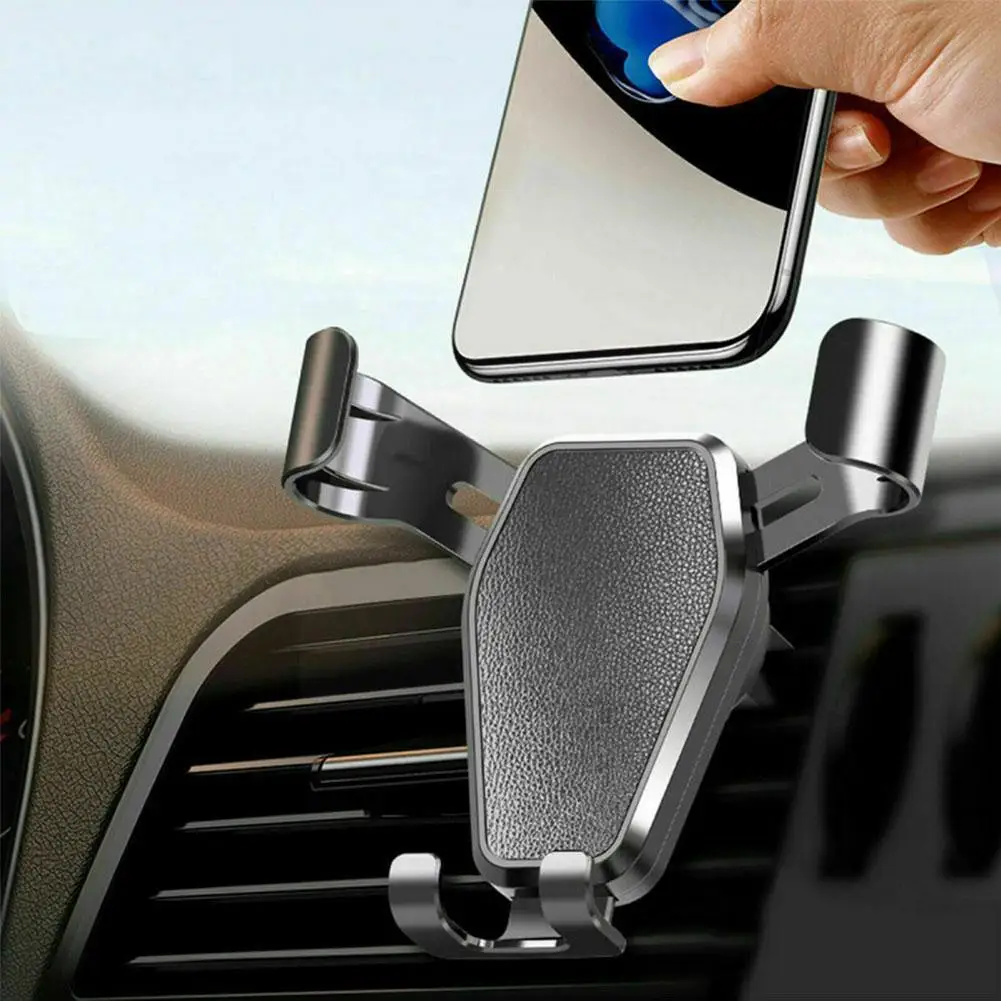 

Gravity Car Holder For Phone Air Vent Clip Mount Mobile Cell Stand Smartphone GPS Support For iPhone 13 12 Xiaomi Samsung E9T0