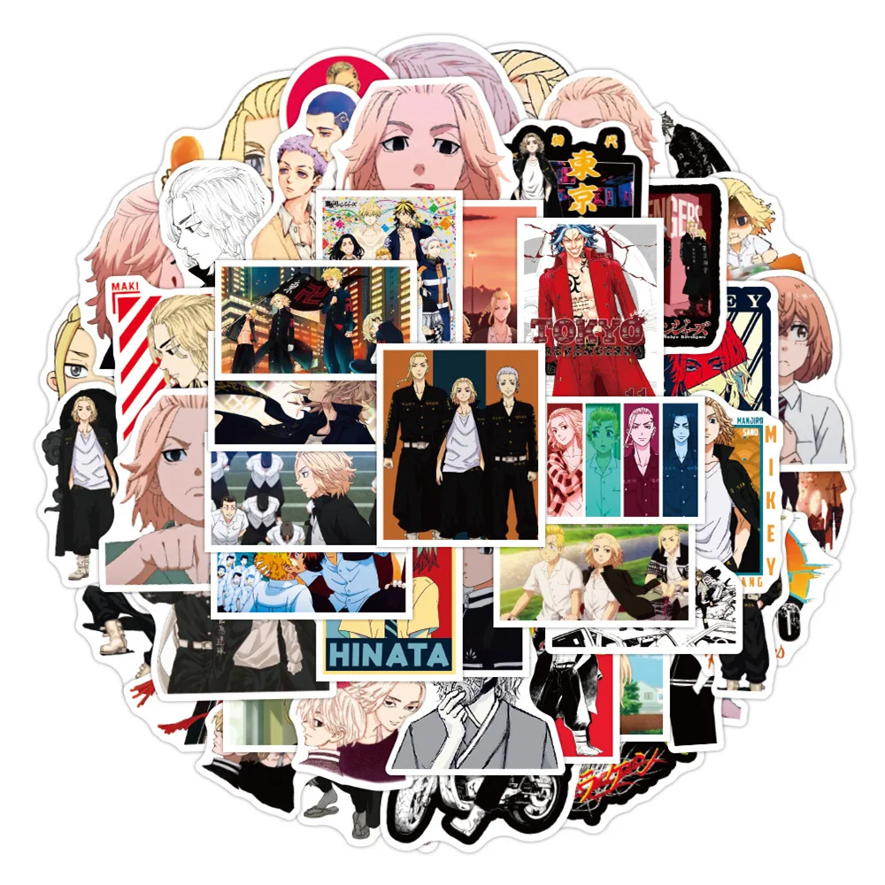 

10/30/50 шт., водонепроницаемые наклейки «Мстители Токио»