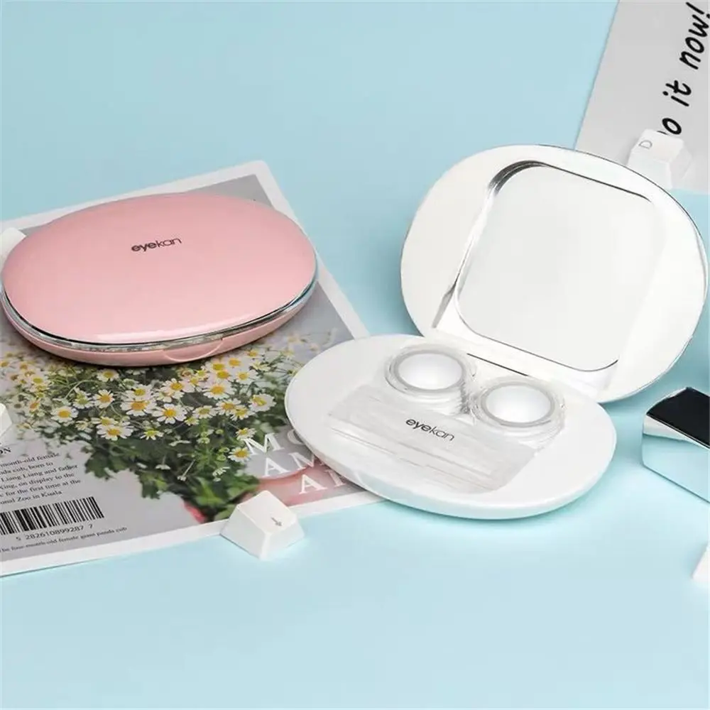 

Модный легкий пластиковый магнитный индукционный Портативный чехол для контактных линз чехол для хранения очков держатель для путешестви...