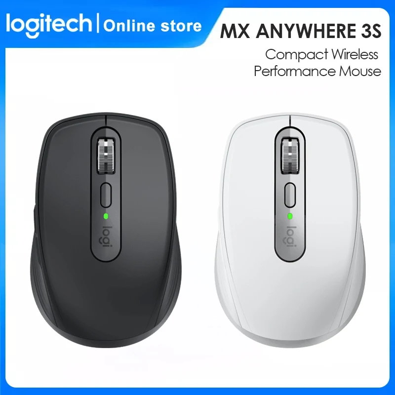 Logitech MX Anywhere 3S Mice Multi-device Wireless Mobile Mouse 2.4Ghz Wireless&Bluetooth Nano Mouse