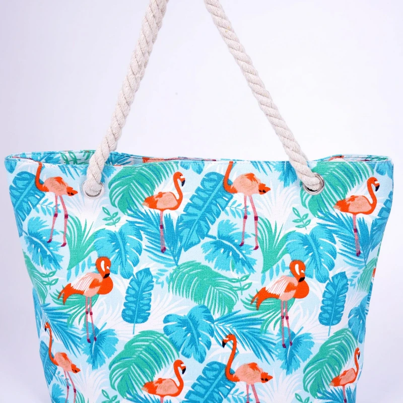 

Hot Selling New Shoulder Bag Japanese and Korean Hot Bird Print Women's Bag Fashion College Fashionable Beach Bag