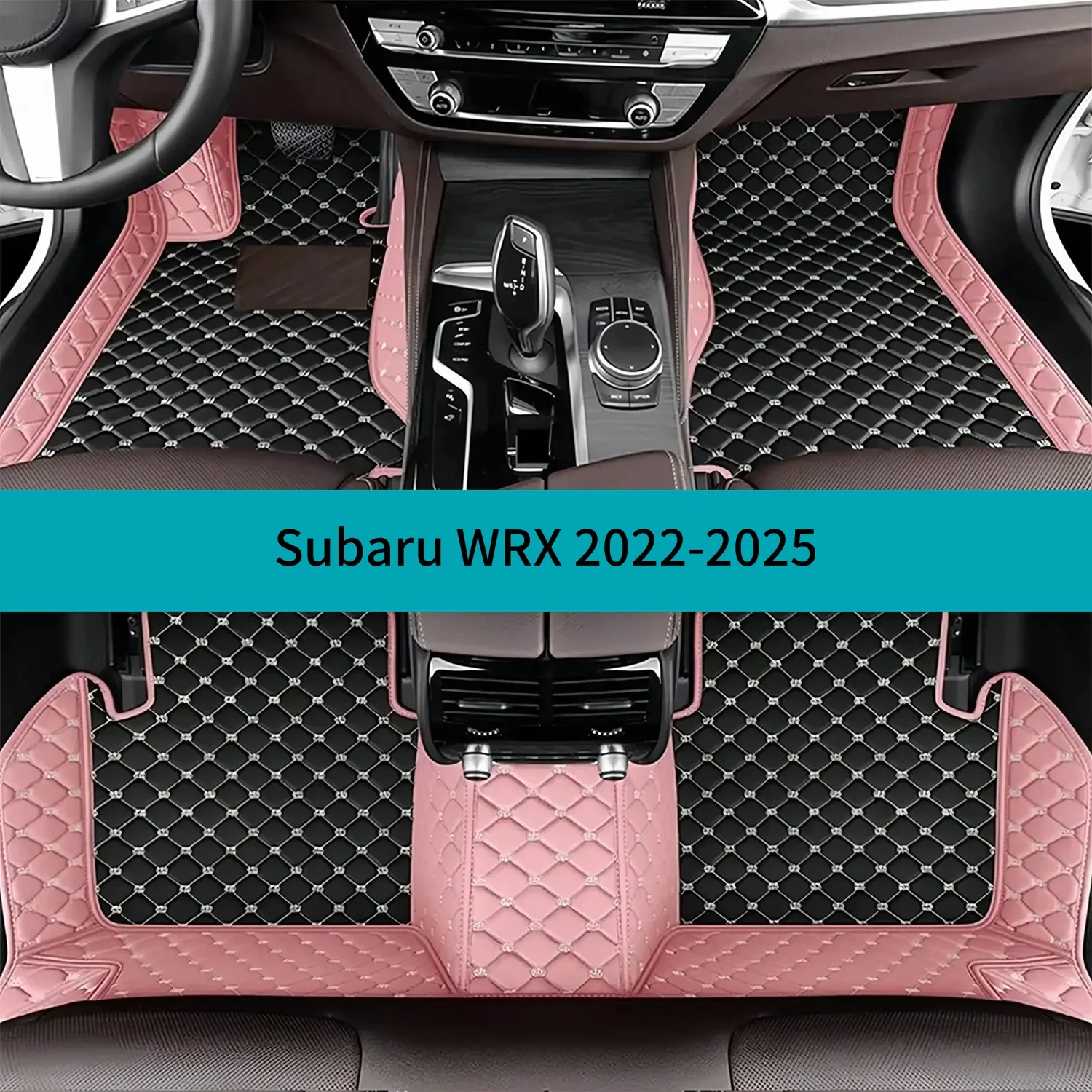 Полный комплект автомобильных ковриков для Subaru WRX 2022-2025 роскошные кожаные