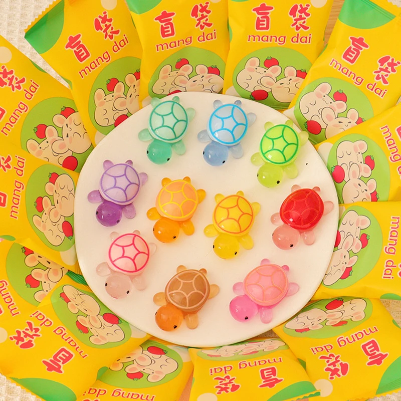 Милая яркая мини-черепаха светящиеся украшения творческие поделки сделай сам