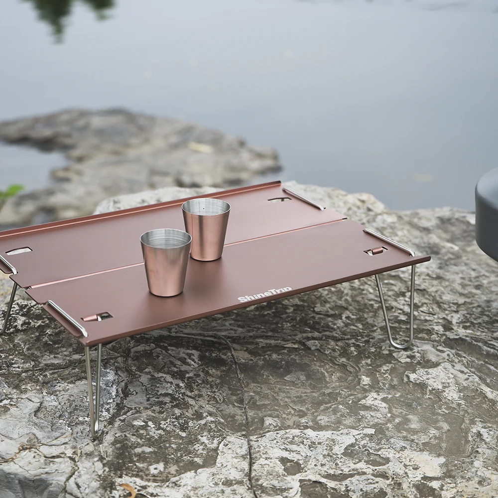 

Outdoor Aluminum Alloy Camping Folding Table Portable Mini Table Barbecue Coffee Table Super Light Camping Table