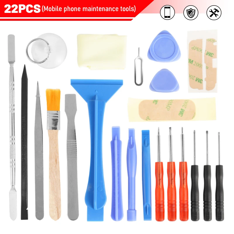 

22Pcs Phone Repair Tool Set Precision Screwdriver Kit Laptop Tablet Cellphone Repair Device Hand Tool Disassembly Opening Tool