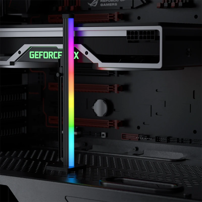 

VGA support frame GPU bracket Vertical support 5V ARGB 3pin / SATA for Prevent the graphics card from sagging AURA SYNC