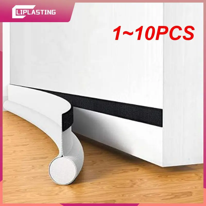 

1~10PCS Adjustable Door Bottom Seal Strip Weatherstrip Under Door Draft Stopper Anti-Cold Windproof Gap Blocker House Acoustic