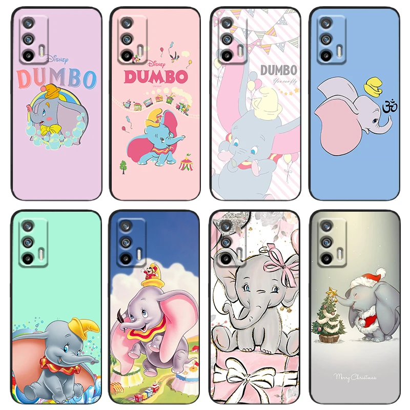 

Anime Dumbo Cartoon Phone Case For OPPO Realme V11 X3 X50 Q5i GT GT2 Neo2 Neo3 C21Y C30S 9 9i 8 8i 7i Pro Master Black