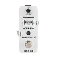 mooer micro looper mini loop recording effect pedal max recording time 30 minutes for electric guitar true bypass guitar parts