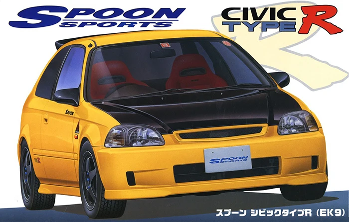 

Fujimi 1:24 Honda Spoon Civic Type R EK9 04635 JDM Limited Edition Static Assembly Model Kit Toys Gift