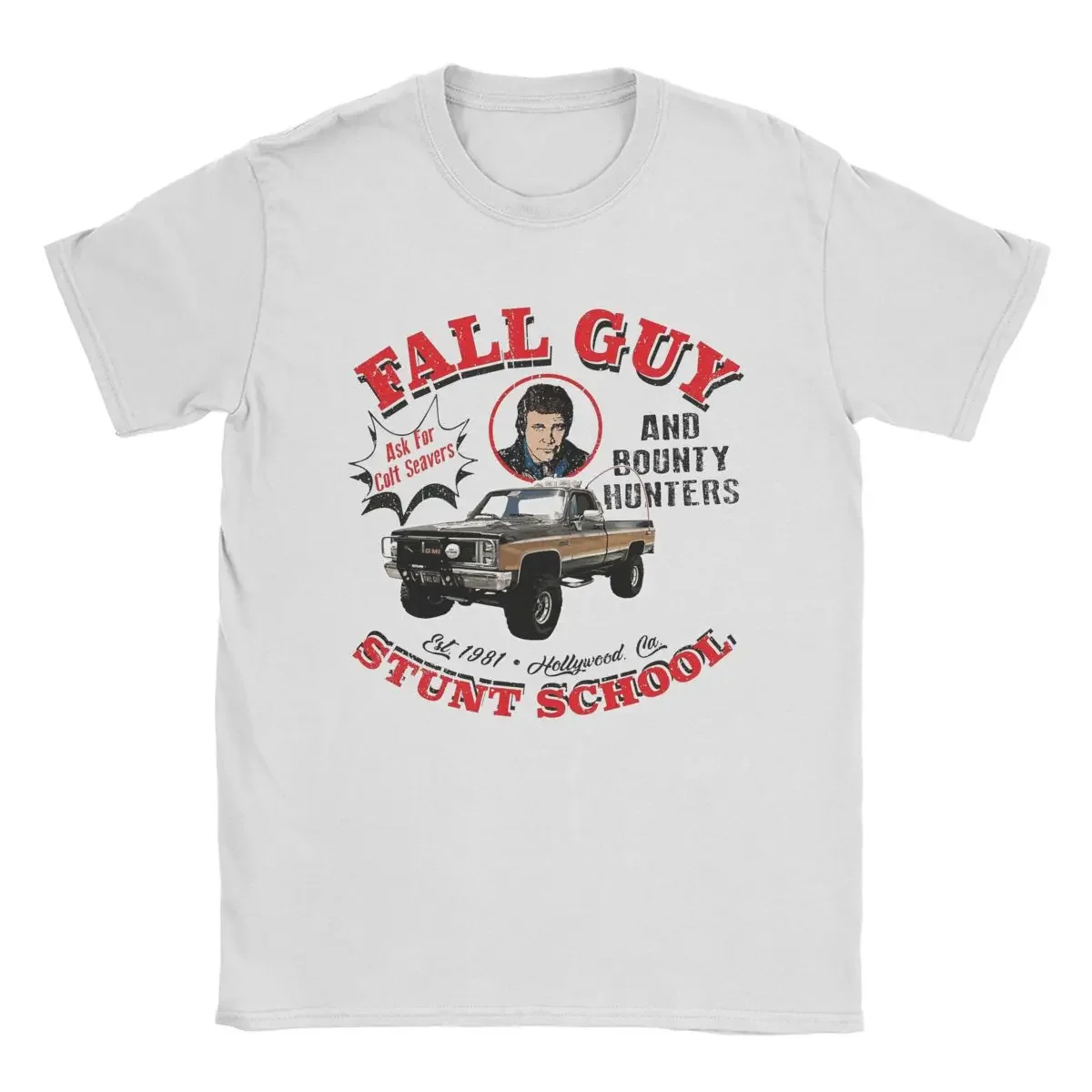 Мужские футболки Fall Guy Stunt School And Bounty Hunters хлопок