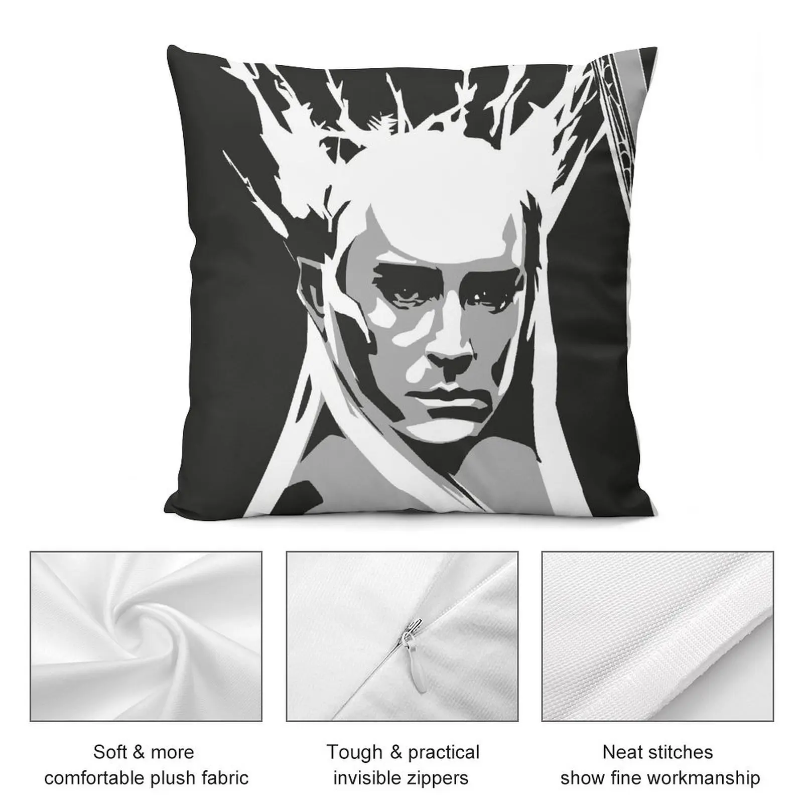 Thranduil векторная иллюстрация диванная подушка аниме девушка вышитая наволочка