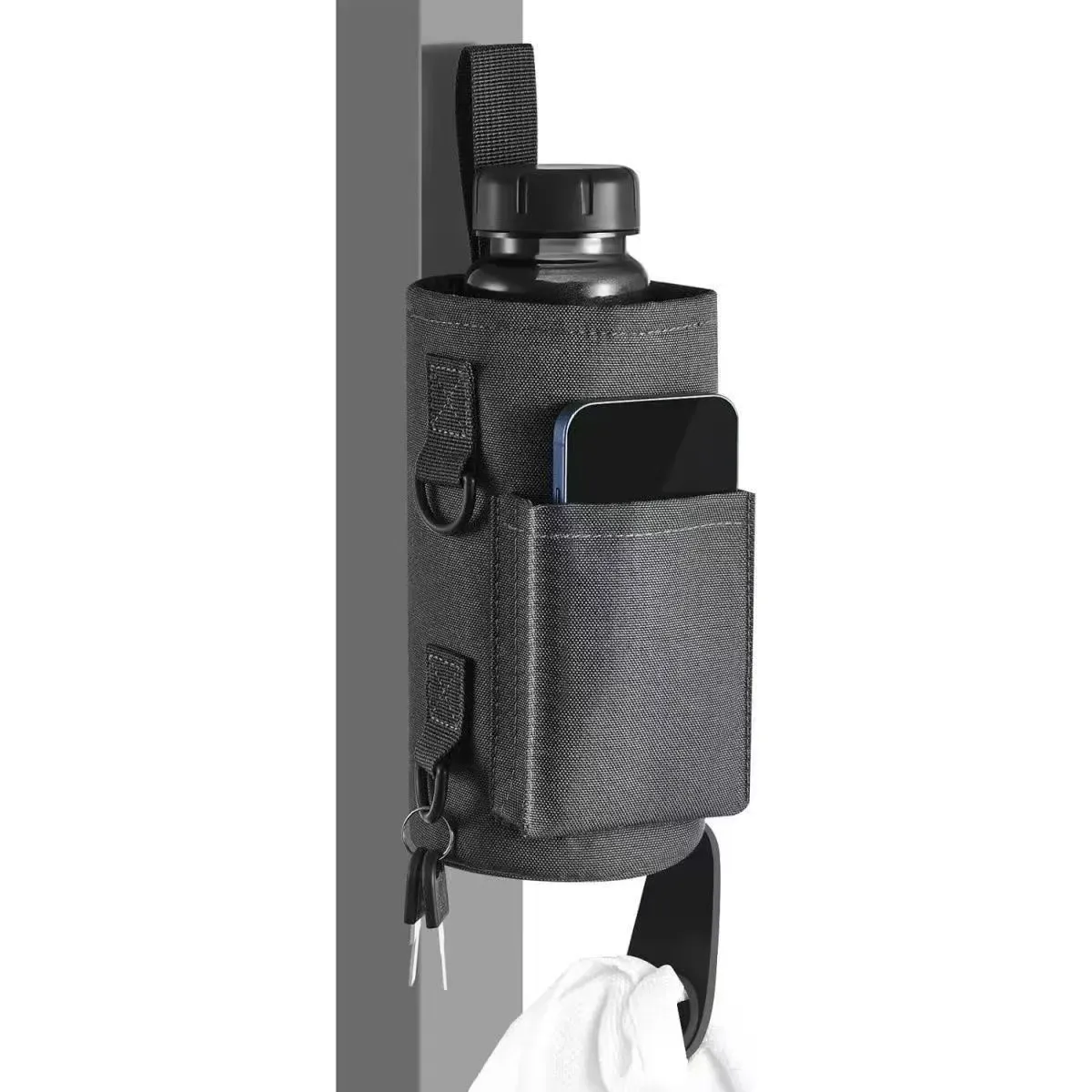 

Магнитная сумка для бутылок, спортивная сумка, сумка на ремне с плечевым ремнем, держатель для телефона, сумка через плечо, аксессуары для спортзала, органайзер для мужчин и женщин