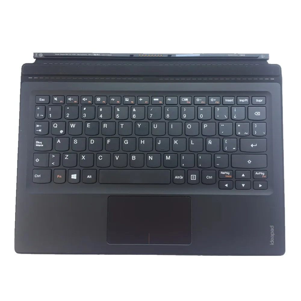 New for Laptop LENOVO IdeaPad Miix700-12ISK Miix 700-12ISK LA KEYBOARD 5N20K07157 with Black Palmrest Latin Spanish Teclado
