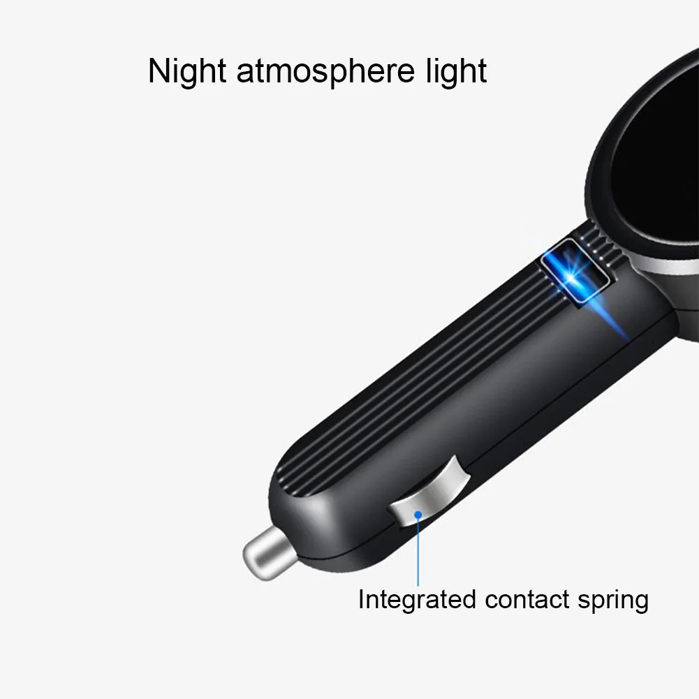 Multifunctional 3-in-1 Telescopic Type-cUSB Car Charger Cable Cord Adapter with Port Connectors for Cell Phones Tablet images - 6