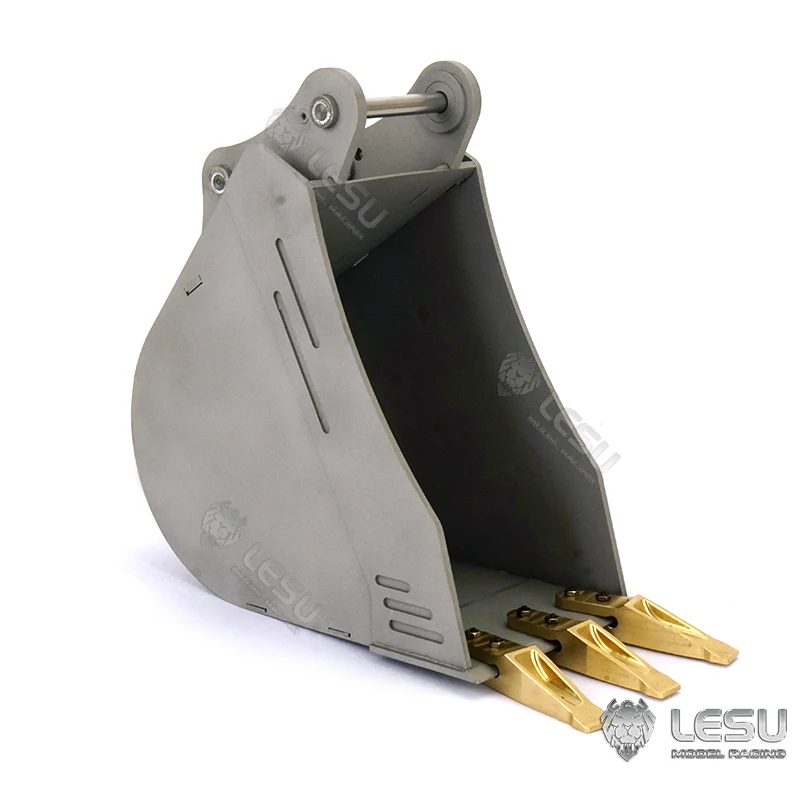 Металлический узкий ковш LESU AT-C0005 для экскаватора 1/14 C374 замена модификации своими