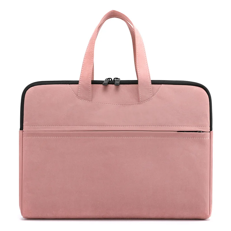 

Canvas zipper multi-layer large capacity briefcase for men 41427