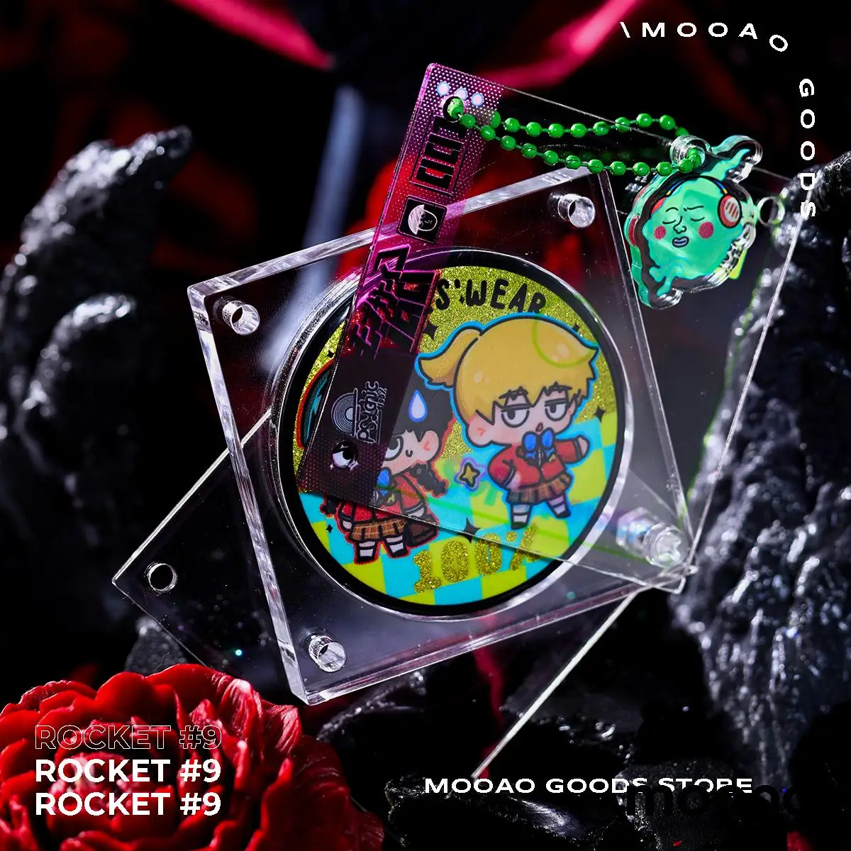 Аниме Mob Psycho 100 Kageyama Shigeo Reigen Arataka Косплей мультфильм акриловый CD значок коробка для
