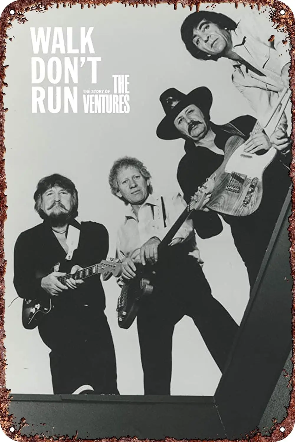 Wl Don't Run: The Story of entures Wll Decor Sgn Moe Post - 812 nch ntge Loo Metl Tn Br Mn CE rt Decorton