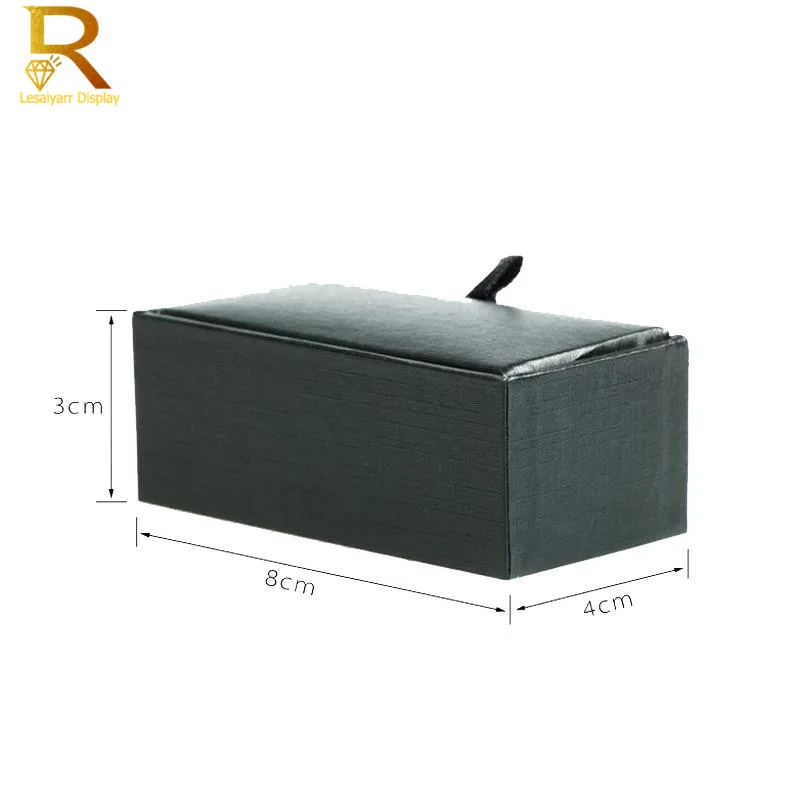 Wholesale Hot Sale Cufflinks Box Gift Box Gemelos New Storage Boxes Jewelry Cuff links Case Craft Badge Box Jewelry case images - 6