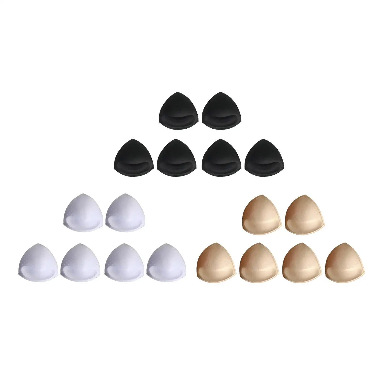 

3 Pairs Women Bra Inserts Pads Bra Cups Inserts Removable Sponge for Swimwear Bikini Top