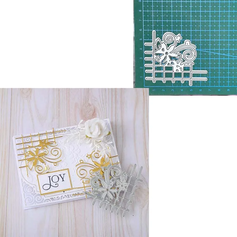 

Craft Metal Cutting Dies stencil mold lace fence decoration scrapbook Album Paper Card Craft Blade Punch Embossing DIY